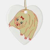 水は可愛いアニメのタルディグレード セラミックオーナメント (右)