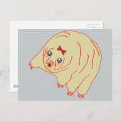 水は可愛いアニメのタルディグレード ポストカード (正面/裏面)