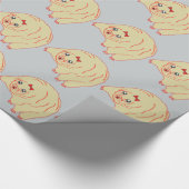 水は可愛いアニメのタルディグレード ラッピングペーパー (角)