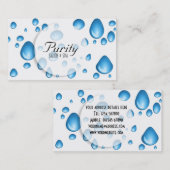 水は名刺を落とします 名刺 (正面/裏面)