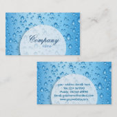 水は名刺を落とします 名刺 (正面/裏面)