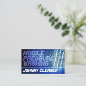 水は濡れた金属を滴らせる  名刺 (スタンド正面)