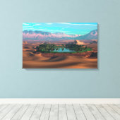 水は生命なり キャンバスプリント (インサイチュ (ウッドフロア))