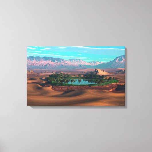 水は生命なり キャンバスプリント (正面)