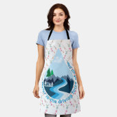 水は生命の原動力である。 エプロン (着用した状態)