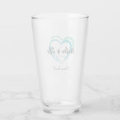 水は生命。ガラス，マグ，カップ，すりガラス蜂 タンブラーグラス (裏面)