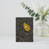 水は真珠のような名刺を回します 名刺 (スタンド正面)