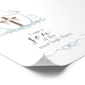 水は神の息子にクロスのポスターを塗る ポスター (角)