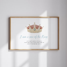 水は神の息子を冠のポスターで彩る ポスター