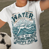 水は私の幸せ Tシャツ