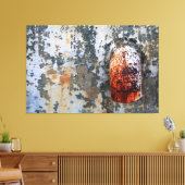 水は都市の崩壊の大きなアートワークを排水 キャンバスプリント (インサイチュ (リビング))