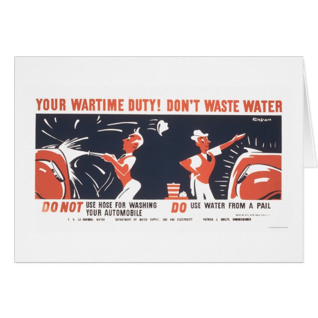 水は重要なWWII 1942 WPAです (正面横)