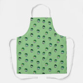 水は青水を滴らす エプロン (正面)