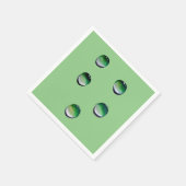 水は青水を滴らす スタンダードカクテルナプキン (角)