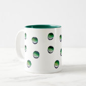 水は青水を滴らす ツートーンマグカップ (正面左)