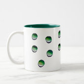 水は青水を滴らす ツートーンマグカップ (左)