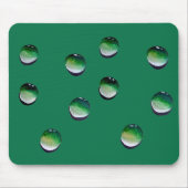 水は青水を滴らす マウスパッド (正面)