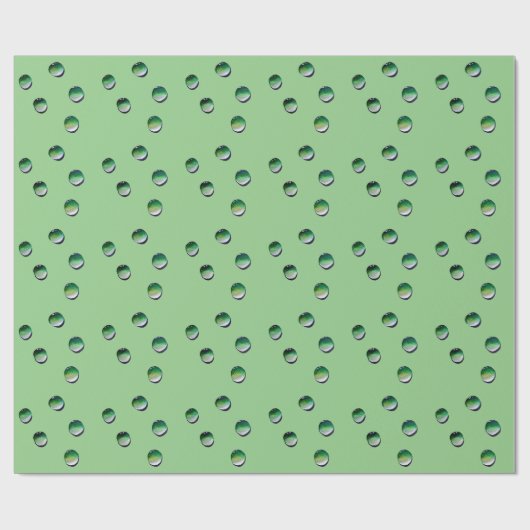 水は青水を滴らす ラッピングペーパー (フラット)