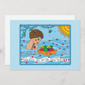 水はLife_Flatカード7" x 5" (正面/裏面)