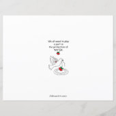 水はLife_Flat紙シート11インチx 8.5インチ (裏面)