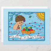 水はLife_Flat紙シート11インチx 8.5インチ (正面/裏面)