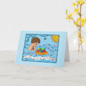 水はLife_Greetingカード カード (黄色い花)