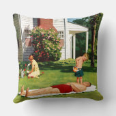 水まきの父 クッション (裏面)