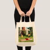 水まきの父 トートバッグ (正面(商品))