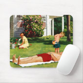 水まきの父 マウスパッド (マウス)