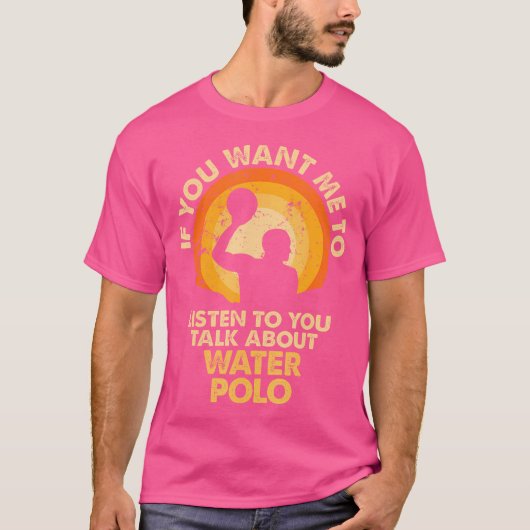 水もし球の聞話せ Tシャツ (正面)