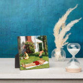 水やり父 フォトプラーク