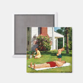 水やり父 マグネット (正面/裏面)