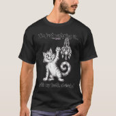 水やり猫 Tシャツ (正面)
