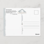 水やり穴 – ポストカード (裏面)