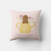 水やり缶の中のゴルデンドール クッション (裏面)