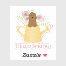 水やり缶の中のゴルデンドール シール