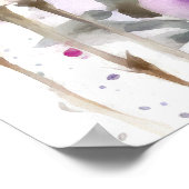 水やる気を起こさせる色ウォールアートポスター8 ポスター (角)