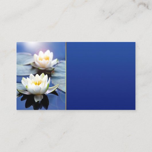 水ゆりマインドフルネス瞑想ヨガ 名刺 (裏面)