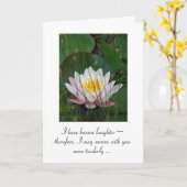 水ゆり同情カード カード (黄色い花)