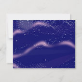 水ゆり池結婚式招待状返信カード 招待状 (裏面)