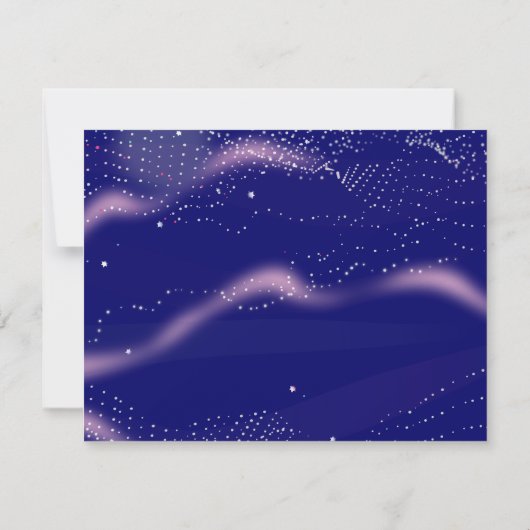 水ゆり池結婚式招待状返信カード 招待状 (裏面)