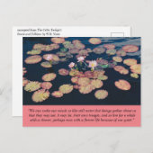 水ゆり静寂はがき ポストカード (正面/裏面)