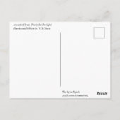 水ゆり静寂はがき ポストカード (裏面)