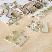 水よくはしゃぐ彩森林動物パズル ジグソーパズル (側面)