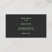 水ろ過名刺 名刺 (裏面)