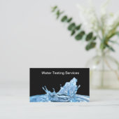 水ろ過試験業務 名刺 (スタンド正面)