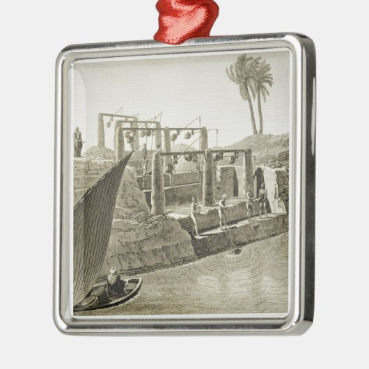 水をナイルから集めて、Volumからの6つをめっきして下さい メタルオーナメント (左)