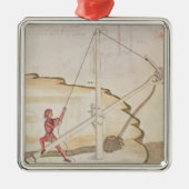 水を供給する方法の図表 メタルオーナメント (正面)