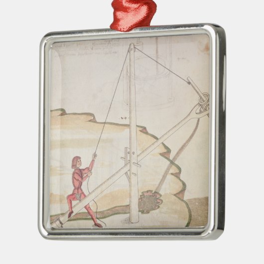 水を供給する方法の図表 メタルオーナメント (左)