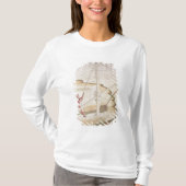 水を供給する方法の図表 Tシャツ (正面)